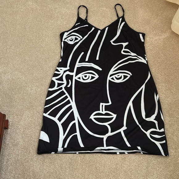 Other - Black/ White Swim Coverup/ Dress